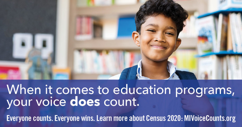 boy in classroom census education programs